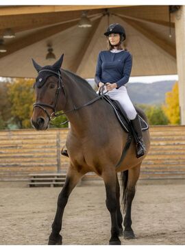 Polo Equithème “Pekin” Mujer Marino