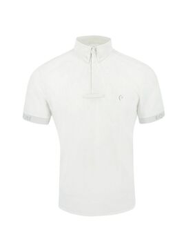 Polo EQUITHÈME 'Wellington' Hombre Blanco