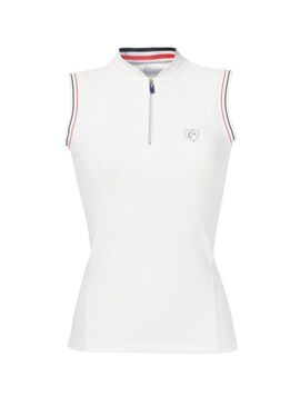 Polo Mujer Equithème “Mia” Blanco