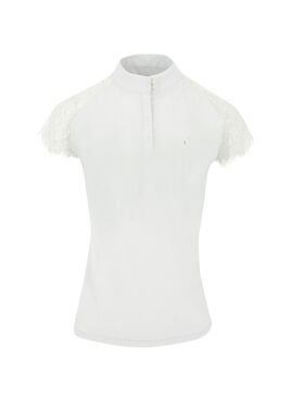 Polo Equithème “Hongkong” Mujer Blanco