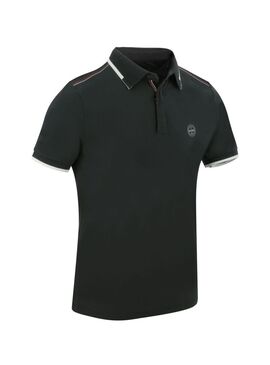 Polo Equithème “Léo” Hombre Negro