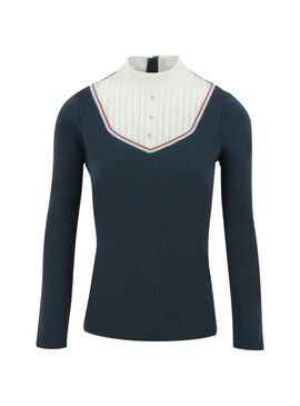 Polo Equithème “Carbourg” Mujer Marino