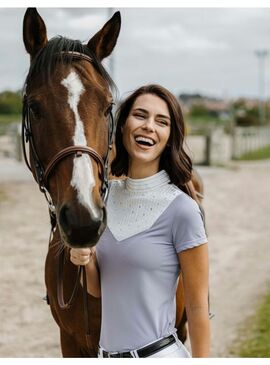 Polo Equithème “Lerma” Mujer Violeta