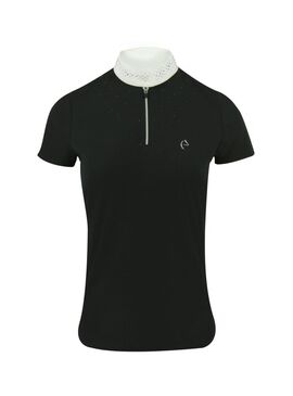 Polo Equithème “Bol” Mujer Gris Hierro