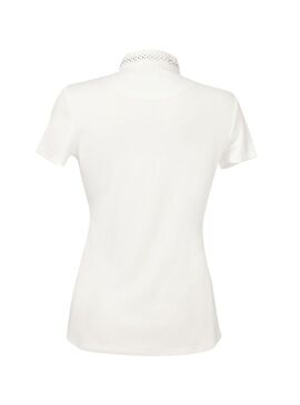 Polo Equithème “Bol” Mujer Blanco