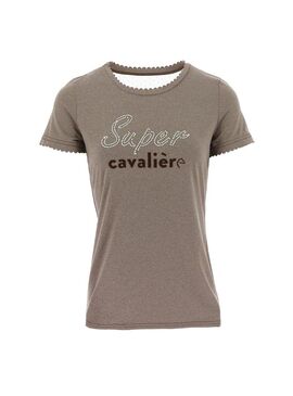 Camiseta Equithème “Super” Gris Hierro