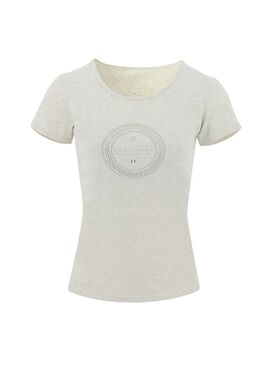 Camiseta Equithème “Anna” Mujer Crema