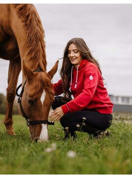 Sudadera con Capucha Equithème “Britney” Cereza