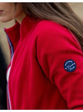 Chaqueta Polar Equithème “Lena” Mujer Cereza