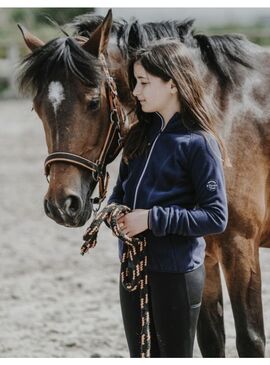 Chaqueta Polar Equithème “Lena” Niño Marino