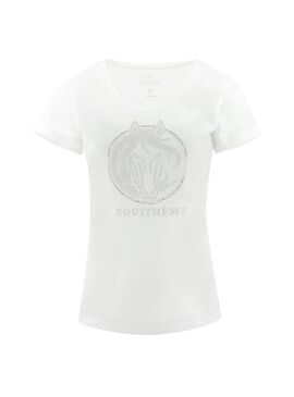 Camiseta Equithème “Magali” Mujer Blanco