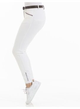 Pantalón Equithème “Kim” Mujer Cotton Orgánico Blanco