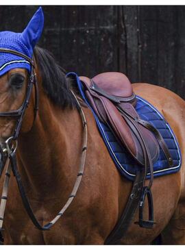 Mantilla EQUITHEME ' Domino'  Azul Royal