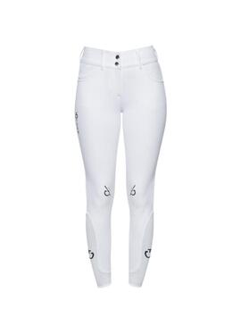 Pantalón Cintura Alta TEAM Mujer Cavalleria Toscana Blanco