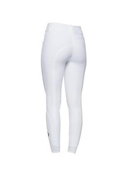Pantalón Cintura Alta TEAM Mujer Cavalleria Toscana Blanco