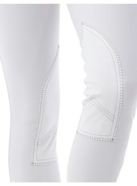 Pantalón Equithème “Verona” Mujer Blanco/Gris Claro