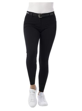 Pantalón Equithème “Micro” con culera de silicona Mujer Negro