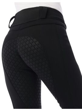 Pantalón Softshell Equithème “Kitzbuhl” con Culera de Silicona Mujer Negro