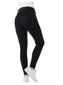 Pantalón Softshell Equithème “Kitzbuhl” con Culera de Silicona Mujer Negro