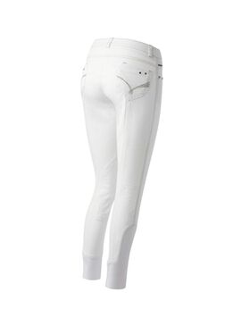 Pantalón Vaquero Equithème “Texas” Mujer Blanco