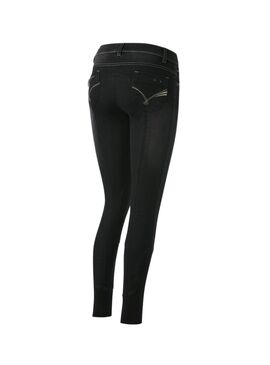 Pantalón Vaquero Equithème “Texas” Mujer Negro