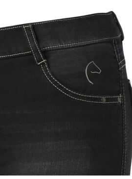 Pantalón Vaquero Equithème “Texas” Mujer Negro