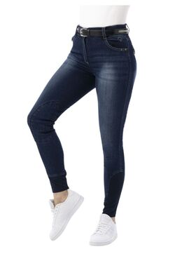 Pantalón Vaquero Equithème “Texas” Mujer Marino