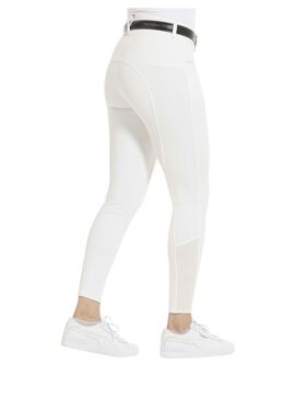 Pantalón Equithème “Claudine” con Culera de Silicona Mujer Blanco