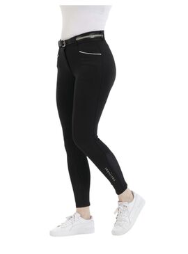 Pantalón Equithème “Claudine” con Culera de Silicona Mujer Negro