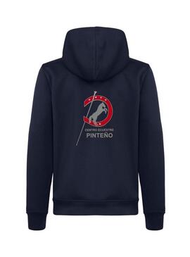 Sudadera Adulto con cremallera Pinteño Marino