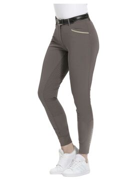 Pantalón Equithème “Gizel”, Culera de Silicona Mujer Topo