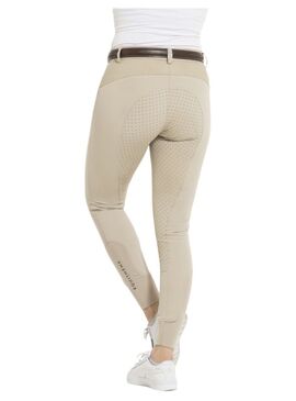 Pantalón Equitheme 'Kendall' Culera Silicona Beige