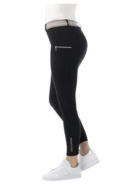 Pantalón Equithème “Lor” Culera de Silicona Mujer Negro