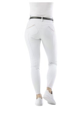 Pantalón Push-Up Equithème “Bella” Mujer Blanco