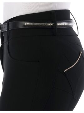 Pantalón Push-Up Equithème “Bella” Mujer Negro