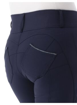 Pantalón Push-Up Equithème “Bella” Mujer Marino