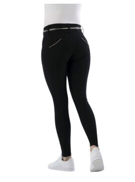 Pantalón Push-Up Equithème “Bella” Mujer Negro