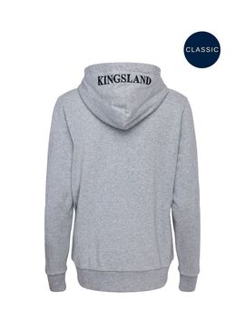 Sudadera con Cremallera Unisex Kingsland Classic Gris Claro