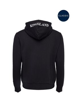 Sudadera con Cremallera Unisex Kingsland Classic Gris Negro