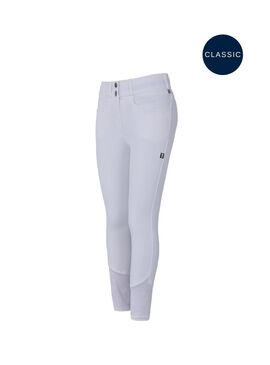 Pantalón Klkadi Mujer Grip en Rodilla Kingsland Classic Blanco