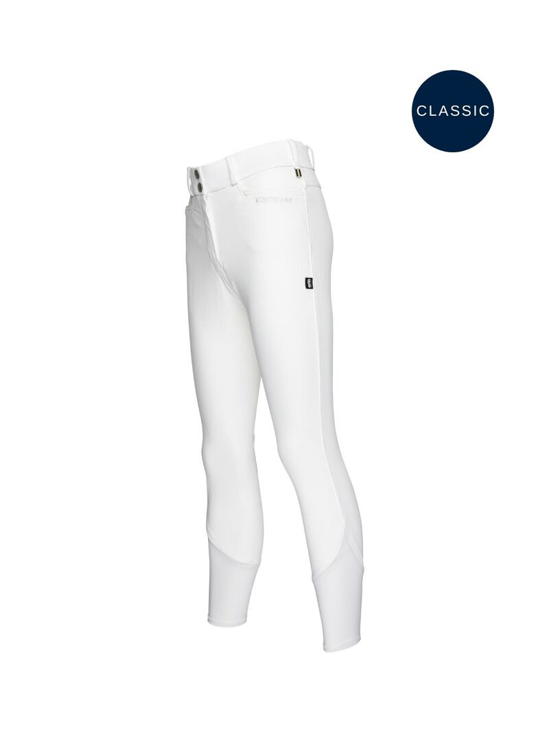 Pantalón Klkadi Mujer Full Grip E-Tec Kingsland Classic Blanco