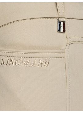 Pantalón Klkadi Mujer Full Grip E-Tec Kingsland Classic Beige