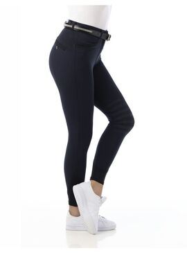 Pantalón Equithème “Safir” Mujer Marino/Negro