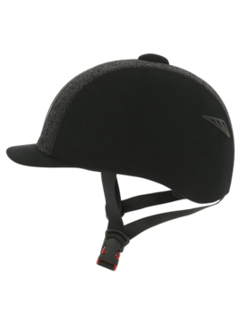 Casco Choplin “Aero Lamé” Ajustable Negro/Negro Brillante