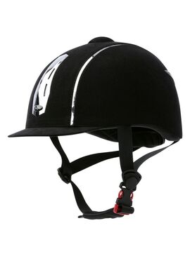 Casco Choplin “Aero Chrome” Ajustable Negro/Cromado