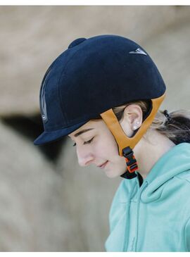 Casco Choplin “Aero Classic” Negro/Marrón