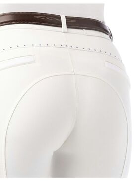 Pantalón Equithème Junior “Safir”  Blanco/Azul