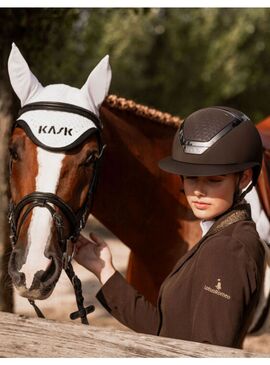 Casco Kask Star Lady Chrome Marrón