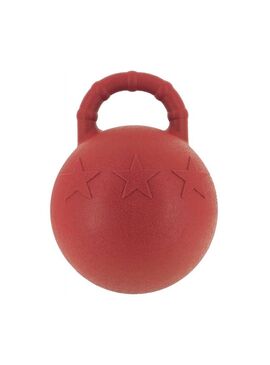 Pelota con Asa Hippotonic para Caballos Rojo