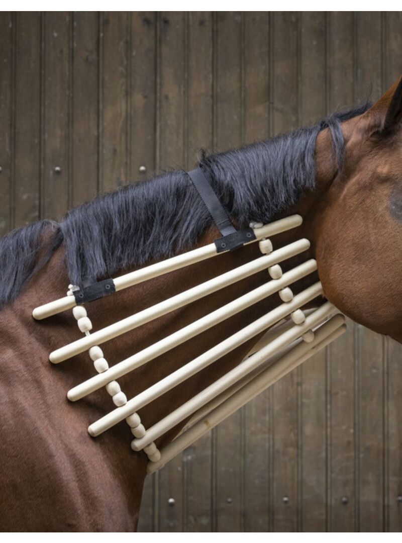 Collar de Madera Hippotonic Blanco